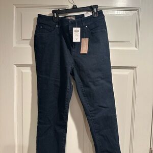 Chico's Midnight Blue Straight Leg Ankle Jeans